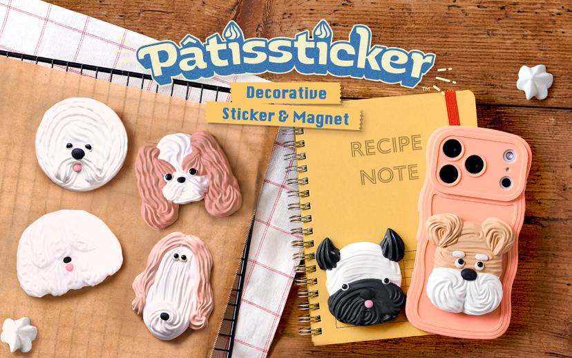 Patissticker Meringue Dogs Series | Catalog Listing K7